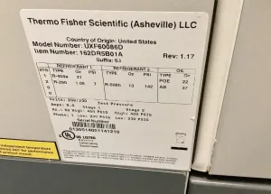 Thermo Scientific Revco UXF600 Ultra Low Temperature Upright Freezer -86°C, 14 of 16