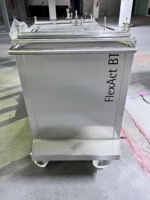 Sartorius FlexAct BT Stainless Steel Mobile Solution Cart for Bag Tester