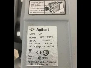 Agilent MS40+ Plus Single-Stage Oil-Sealed Rotary Vane Pump, 6 of 6