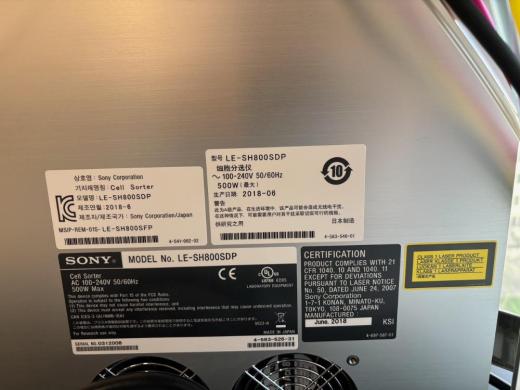 Sony SH800S Automated Cell Sorter for Flow Cytometry Applications-cover