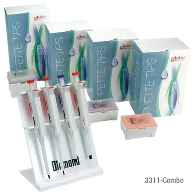 Globe Scientific Diamond® Pro™ 3311-Combo Research Micropipette Starter Pack-cover
