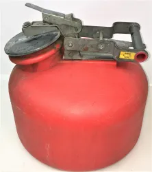 Justrite 14762 7.5L High-Density Polyethylene Safety Disposal Can, 5 of 5