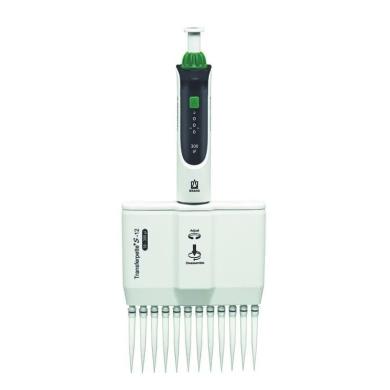 BrandTech Scientific Transferpette S-12 Multichannel M12-300, 30 to 300ul Pipette-cover