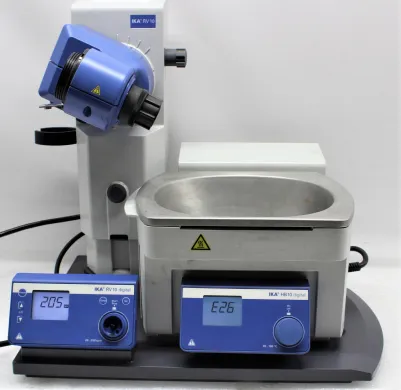 IKA RV 10 D S99 Rotary Evaporator with 3L Heating Bath and 20-280 RPM Motorized Lift