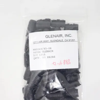 Glenair M85049/93-06 Shield Support Ring for 50-Pair Connectors, Black
