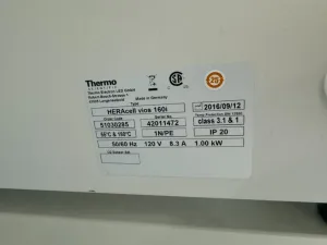 Thermo Scientific HERAcell VIOS 160i Double Stack CO2 Incubator for Cell Culture, 4 of 4