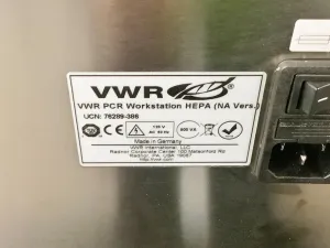 PCR Workstation Cabinet with UV Decontamination and Digital Microprocessor Controls, 13 of 14