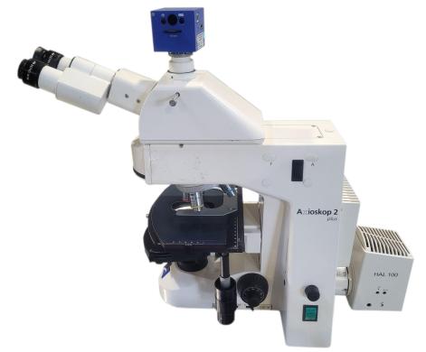 Zeiss Axioskop 2 plus microscope with Axiocam ERc 5s ca | QP