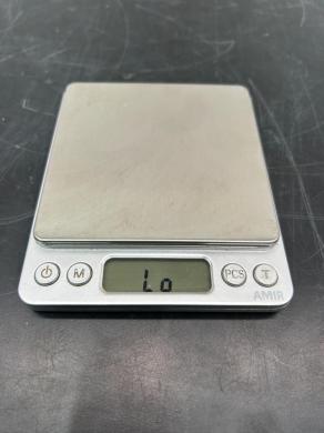 Compact Digital Pocket Scale with Stainless Steel Weighing Platform and LCD Display-cover