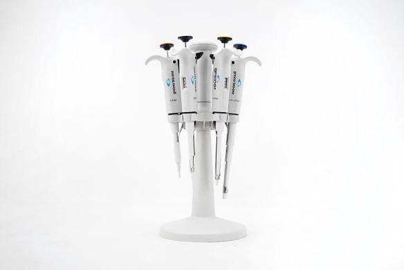 Greiner Bio-One Manual Single-Channel Pipette Set 0.5–10, 2–20, 20–200, 100–1000 µL with Stand-cover