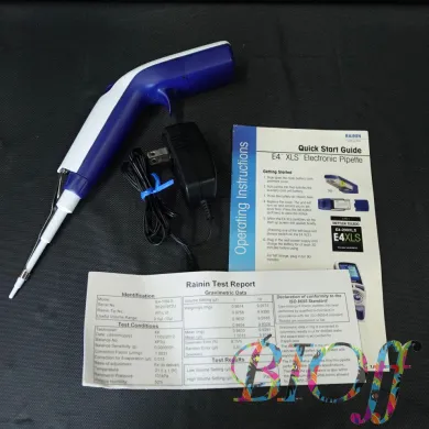 Rainin E4-10XLS LTS Electronic Single Channel Pipette 0.5-10 µL