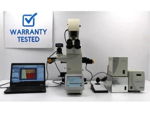 Leica DMi8 Inverted Fluorescence IMC Microscope with Motorized XY Stage and New Filter Sets-cover