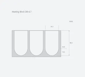 IKA DB 5.5 Vial Dry Block (21 mm), 2 of 2