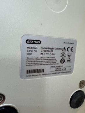 Bio-Rad QX200 Droplet Generator for Digital PCR Applications-cover