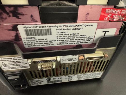 MJ Research PTC-200 Peltier Thermal Cycler for PCR Applications-cover