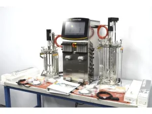 Sartorius Biostat B-CC Twin Bioreactor Controller with 5L and 10L Single-Wall Glass Univessels for Cell Culture, 42 of 44