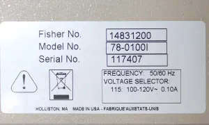 Forma Scientific Model 78-0100 Single Syringe Infusion Pump 519 mL/hr Flow Rate, 4 of 8
