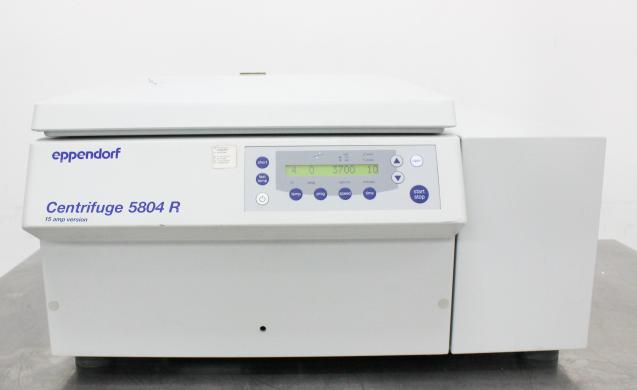 Eppendorf 5804R Refrigerated Benchtop Centrifuge with A-2-DWP Rotor (14,000 rpm)-cover