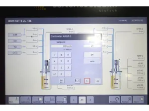 Sartorius Biostat B-CC Twin Bioreactor Controller with 5L and 10L Single-Wall Glass Univessels for Cell Culture, 10 of 44