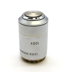 Leica N Plan 100x Oil Immersion Microscope Objective, ∞/-/D, M25 Thread, 2 of 3