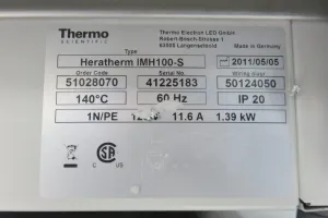 Thermo Scientific Heratherm Incubator IMH Series Protocol Incubator with Dual Convection, 10 of 10