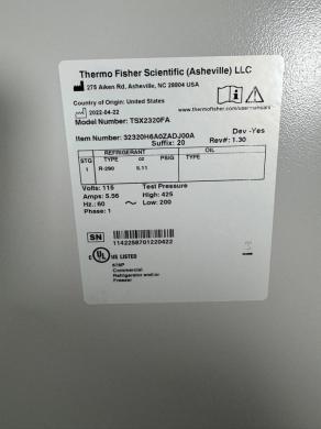 Thermo Scientific TSX2320FA TSX Series -20°C Laboratory Freezer-cover