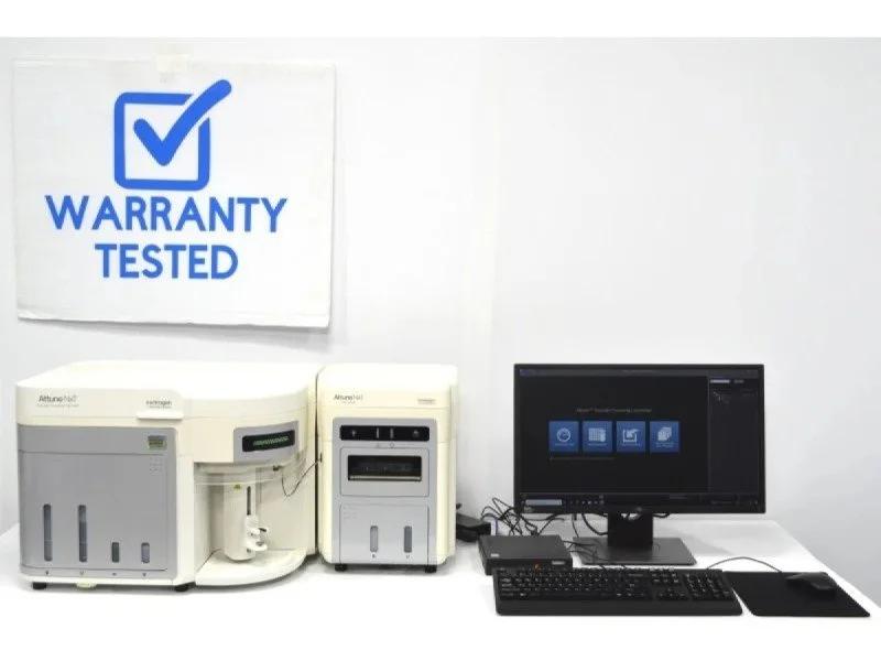 Thermo Fisher Attune NxT Acoustic Focusing Cytometer V4B3Y4R3 with Autosampler, 4 Lasers, 14 Colors, 16 Detectors
