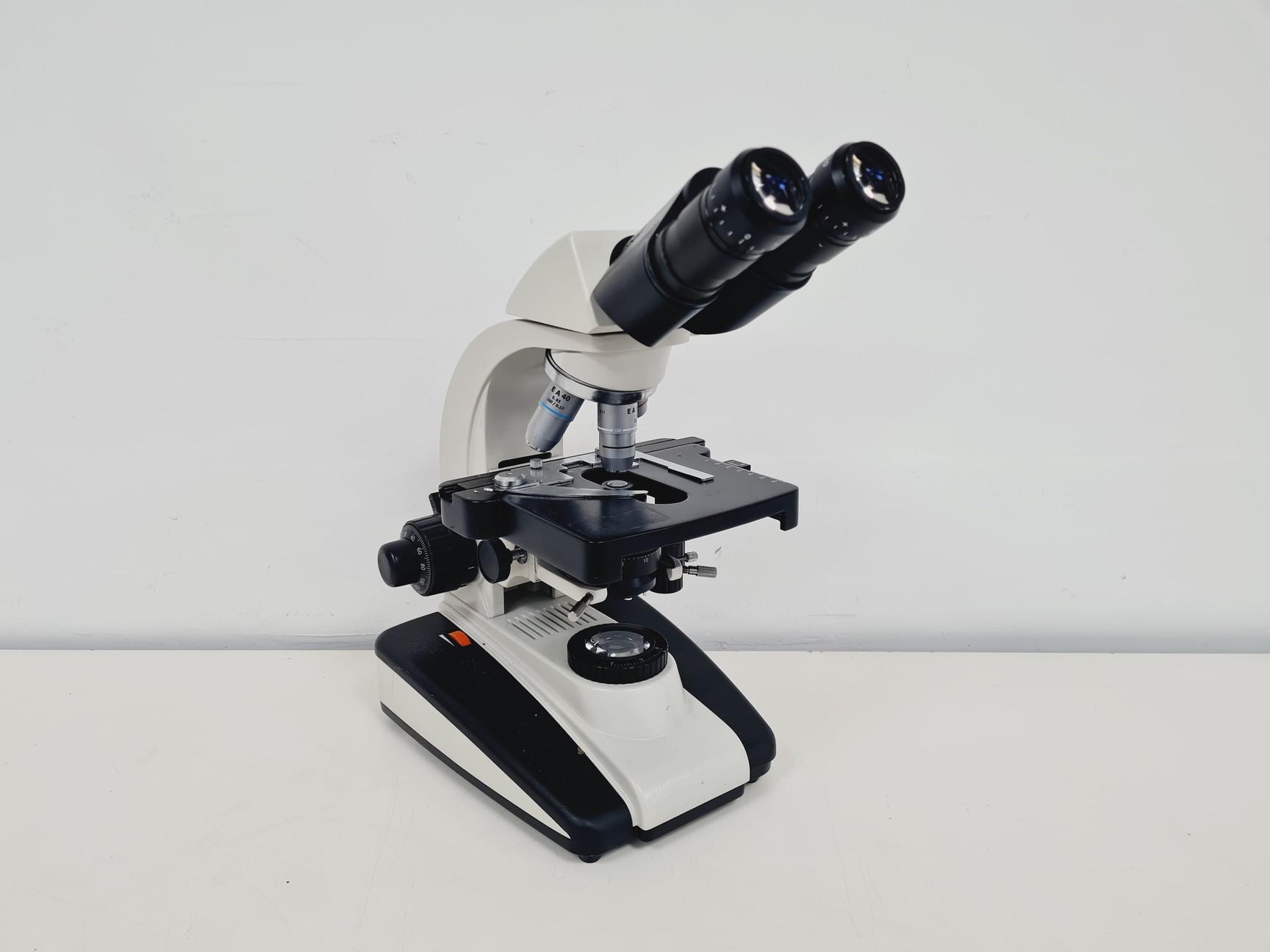Prior PL012 Binocular Microscope with 4 Objectives