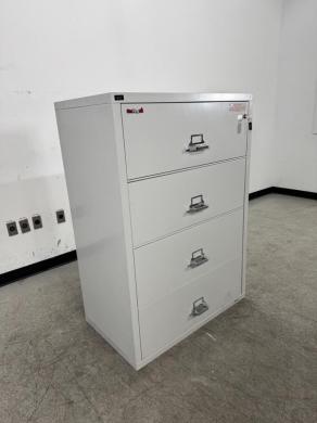 FireKing 4 Drawer Fire-Resistant Secure Filing Cabinet for Document Protection-cover