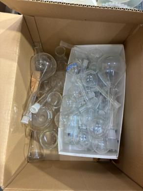 Comprehensive Laboratory Glassware Set with Flasks, Cylinders, Bottles, and Accessories-cover