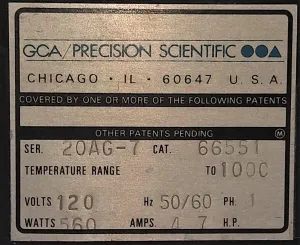 Precision Scientific Thelco 183 (66551) Water Bath, 12L Capacity, 6 of 6