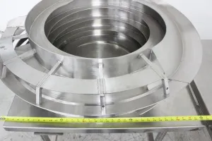 R-Tech Vibratory Bowl Feeder for Parts Handling, Variable-Amplitude Control, Stainless Steel/Aluminum, 2 of 9