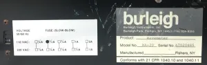 Burleigh WA-20 Wavelength Meter for CW Lasers 0.4 to 4 µm, 9 of 9