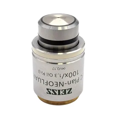 Zeiss EC Plan Neofluar 100x Oil Phase Contrast Microscope Objective M27