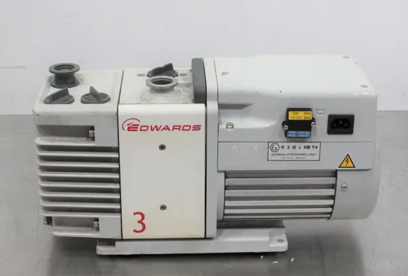 Edwards RV3 Dual Stage Rotary Vane Vacuum Pump 0.5hp Quiet Operation 120V/220V