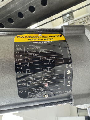 Indco Washguard Adjustable Speed Controller with Baldor Motor VG, Standalone System-cover