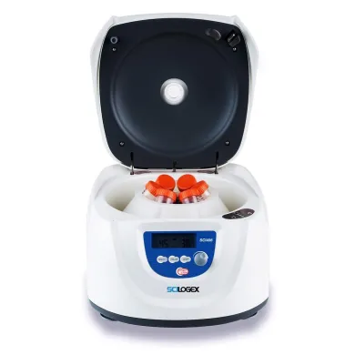 SCILOGEX SCI406 Low-Speed Clinical Centrifuge with 6x50mL Rotor and Brushless DC Motor