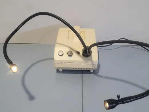 SCHOTT KL1500 Electronic Cold Light Source with Duplex Light Guide for Microscopy