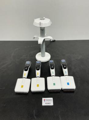 INTEGRA Electronic Pipettes x4 with Multichannel and Digital Control-cover