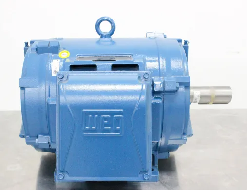WEG W40 40 HP NEMA Industrial AC Motor 460V 1800 RPM, Frame 324T, IC01 ODP Enclosure