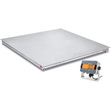 Ohaus i-DF33XW5000C1L Defender 3000 Washdown Floor Scale, 5000 lb., 1 lb.