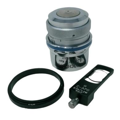Zeiss C-APOCHROMAT 63x / 1.2 W Korr Microscope Objective with DIC Prisms-cover