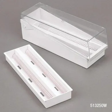 Globe Scientific Microscope Slide Storage Box with Removable Tray 513250Y