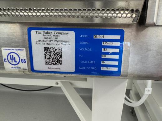 The Baker Company SterilGARD 6' Class II Biological Safety Cabinet-cover