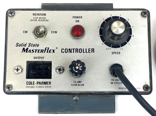 Cole-Parmer MasterFlex Solid State Speed Control Controller-cover