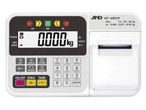 A&D HV-60KC/HV-60KCP Platform Scale with Counting and Printing Functions, 2 of 3