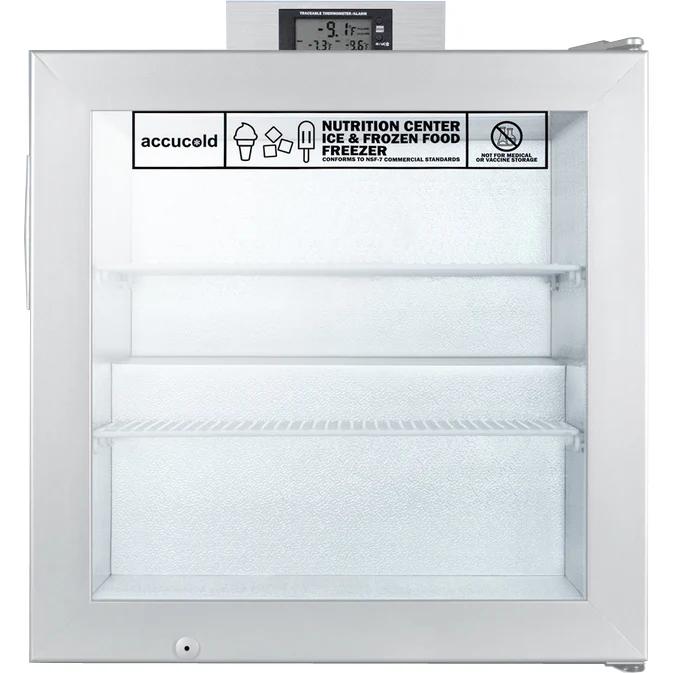 Accucold SCFU386NZ 2.0 Cu.Ft. Compact All-Freezer with Glass Door and Digital Temperature Display