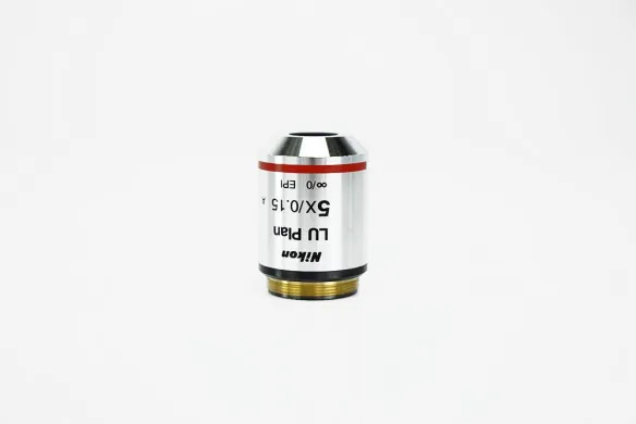 Nikon LU Plan 5X/0.15 A EPI ?/0 WD 23.5 Microscope Objective Lens