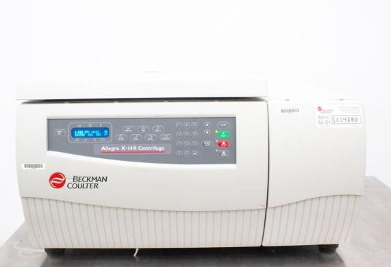 Beckman Coulter Allegra X-14R Refrigerated Centrifuge with 4 x 750 mL Capacity, 4300 RPM-cover