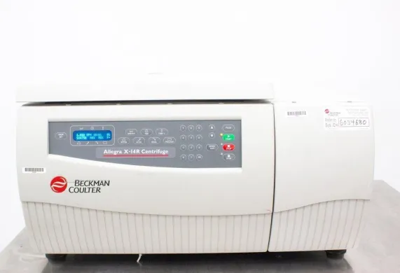 Beckman Coulter Allegra X-14R Refrigerated Centrifuge with 4 x 750 mL Capacity, 4300 RPM